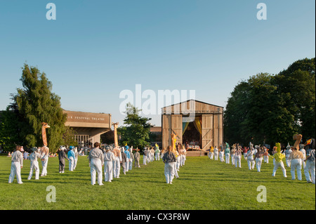 Theater on the Fly, Chichester Festival Theatre, Chichester, Großbritannien. Architekt: Montieren Sie, 2012. Stockfoto