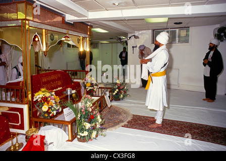 Southall England Amadas Gebet Gurdwara Amadas Stockfoto