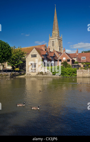 Themse bei Abingdon-on-Thames, England, UK Stockfoto