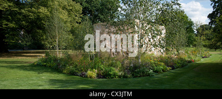 Mal Eureka Pavillon Vereinigtes Kew, Königreich. Architekt: NEX, 2011. Panorama Exterieur des ganzen Einstellung. Stockfoto