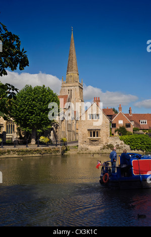 Themse bei Abingdon-on-Thames, England, UK Stockfoto
