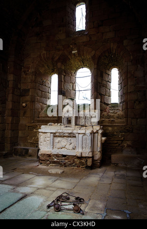 Szene in das Dorf von Oradour-Sur-Glane - das Dorf der Märtyrer, Frankreich Stockfoto