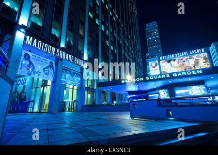 NEW YORK CITY - SEPT 13: Eingang zum Madison Square Garden in New York City am 13. September 2012. Stockfoto