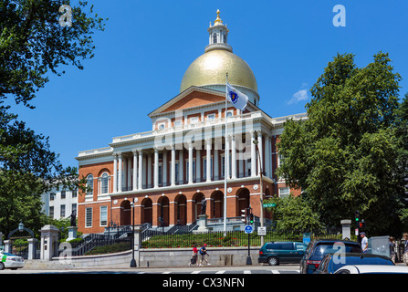 Massachusetts State House, Beacon Street, Boston, Massachusetts, USA Stockfoto