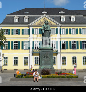 Ludwig Van Beethoven Statue, Muensterplatz, Bonn, Deutschland, Europa Stockfoto