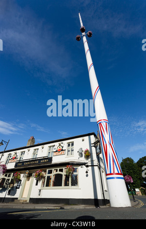 Das Dorf Barwick in Elmet, West Yorkshire. Stockfoto