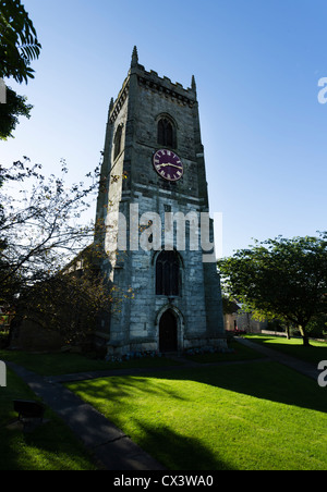 Allerheiligenkirche, Barwick in Elmet. Die Kirche stammt aus normannischer Zeit. Stockfoto