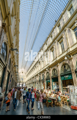 Galeries Royales Saint-Hubert, Brüssel, Belgien Stockfoto