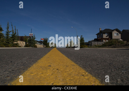 Straße in Kanada Stockfoto