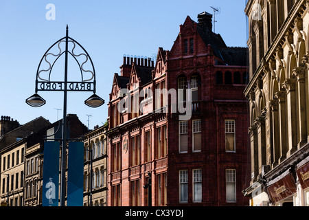 Viktorianischen Gebäude in Sunbridge Road, Bradford. Stockfoto