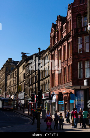 Viktorianischen Gebäude in Sunbridge Road, Bradford. Stockfoto