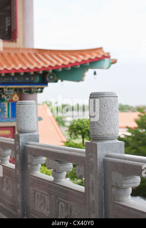 die chinesischen Wohnstil. Das Dekor ist bunt. Stockfoto