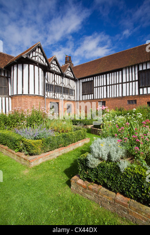 Gainsborough Old Hall mittelalterlichen Herrenhaus und Gärten in der Marktstadt von Gainsborough Lincolnshire Stockfoto