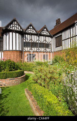 Gainsborough Old Hall mittelalterlichen Herrenhaus und Gärten in der Marktstadt von Gainsborough Lincolnshire Stockfoto
