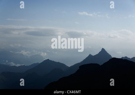 Berglandschaft in den italienischen Alpen Stockfoto