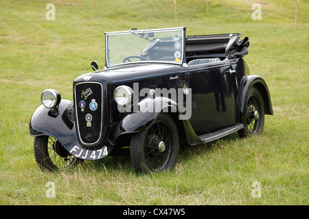 Austin 7 Ruby Cabrio Stockfoto