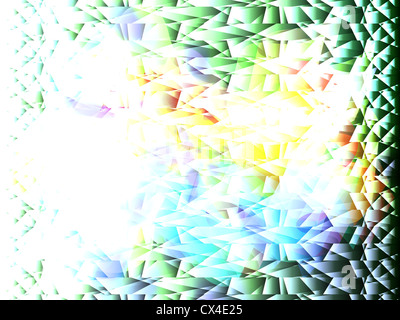 abstrakt stilisierte bunten Formen mit Transparenz-Effekt Stockfoto