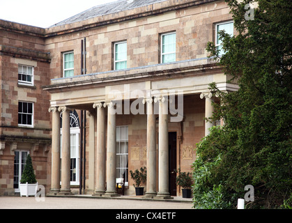 Hillsborough Schloß zeigt den Portikus Stockfoto