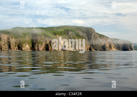 Meer-Landschaft. Dalnegorsk Stadtteil, Japan Meer, Fernost, Primorsky Krai, Russische Föderation Stockfoto