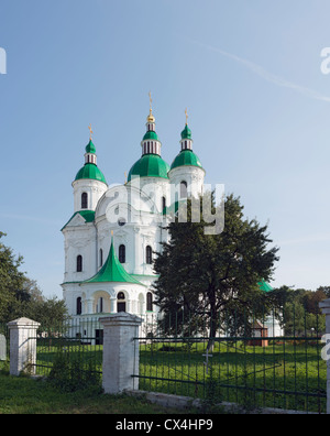 Kathedrale der Geburt (1752-1763) in Kozelets (Tschernihiw Region, Uklraine) Stockfoto