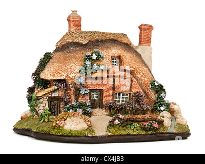 Miniatur englischen Country Cottage ornament Stockfoto