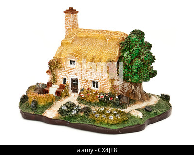 Miniatur englischen Country Cottage ornament Stockfoto