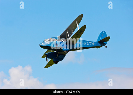 De Havilland Dragon Rapide DH.89 Rundflug bei Best of British Show, Cotswolds (Kemble EGBP) Flughafen. JMH6065 Stockfoto