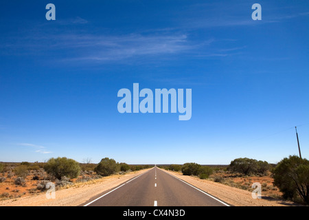 Stuart, Autobahn, Australien, outback, Wüste, heiß, Straße, Asphalt, Sonne Stockfoto