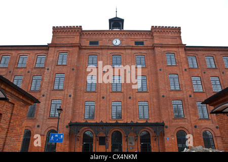 Alte umgewandelt Fabrikgebäude Lodz Polen Stockfoto