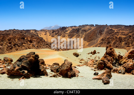 Minas de San Jose im Teide Nationalpark auf Teneriffa Kanarische Inseln Stockfoto