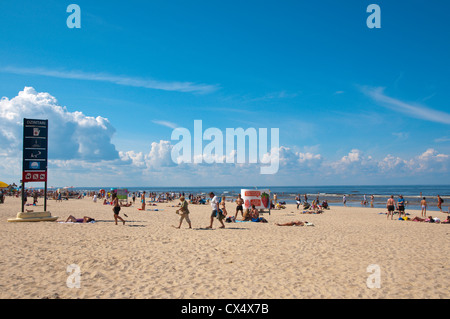 Strand in Dzintari in Jurmala Badeort in der Nähe von Riga Lettland Europa Stockfoto