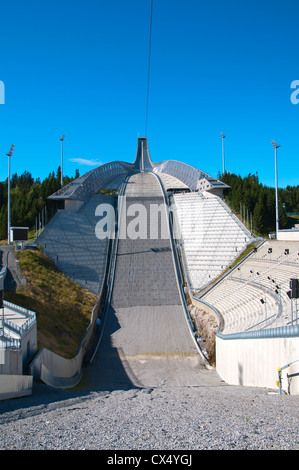 Holmenkollbakken Ski Jumping tower Hill (2010) Holmenkollen Bezirk Vestra Aker Bezirk Oslo Norwegen Europa Stockfoto