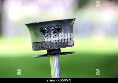 Ein original 1948 Olympische Fackel von den Olympischen Spielen 1948 in London Stockfoto