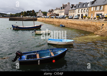 Der Hafen von Le Fret, Finistère, Bretagne, Frankreich Stockfoto