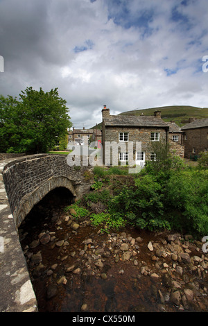 Thwaite Village, Swaledale; Yorkshire Dales National Park, England, Vereinigtes Königreich Stockfoto