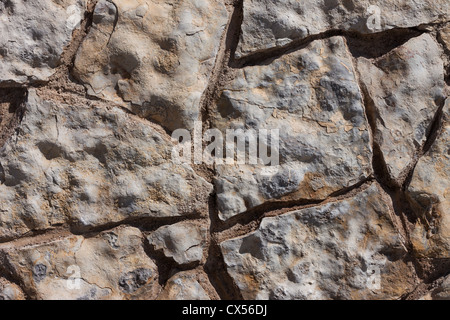 Stein Wand Textur Hintergrundbild gemacht Stockfoto