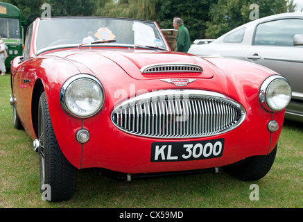 Rot Austin Healey 3000 in sehr gutem Zustand Stockfoto