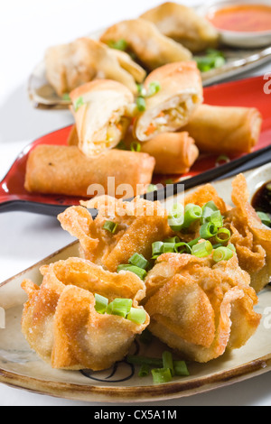 frittierte chinesische snacks Stockfoto