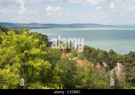 Elk190-2337 Ungarn, Plattensee, Ansicht von Tihany Stockfoto