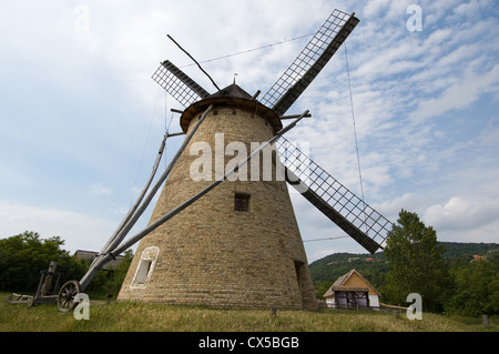 Elk190-2137 Ungarn, Szentendre, ethnographische Freilichtmuseum, Windmühle Stockfoto