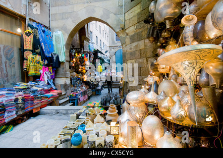 Khan El Khalili Markt Cairo Stockfoto