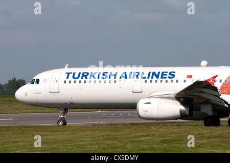 Turkish Airlines Airbus A321 Flugzeug Stockfoto