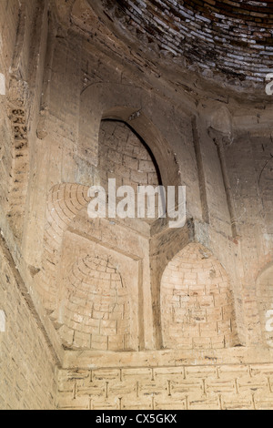 Detail des Squinch, arabischen Ata Mausoleum, Tim, Usbekistan Stockfoto