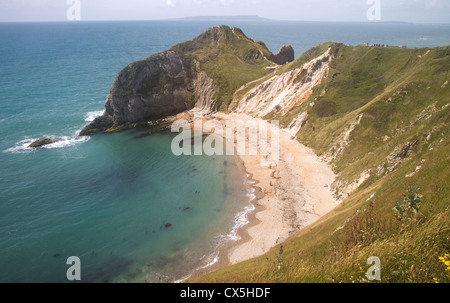 St. Oswald Bucht neben Durdle Doe auf Dorset jurassic coast Stockfoto