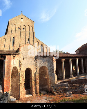 Kathedrale von Santa Maria Assunta, Torcello Insel / Basilica di Santa Maria Assunta, Isola di Torcello Stockfoto