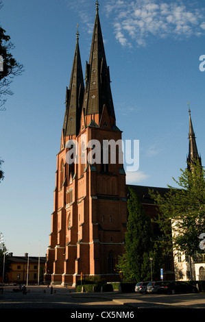 Uppsala Kathedrale schwedischen Uppsala Domkyrka Schweden Kirche religion Stockfoto