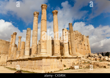 Ruinen der alten jerash Stockfoto