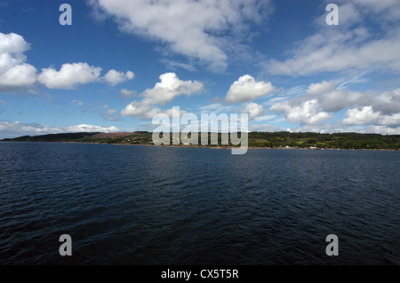 Blick über den Sound of Sleat auf der Insel Skye. Stockfoto