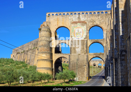 Elvas Aquaedukt - Elvas Aquädukt 02 Stockfoto