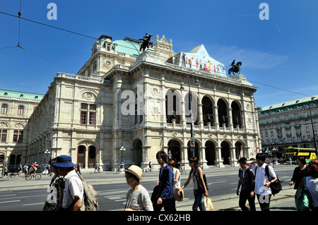 Staatsoper Wien Österreich Stockfoto